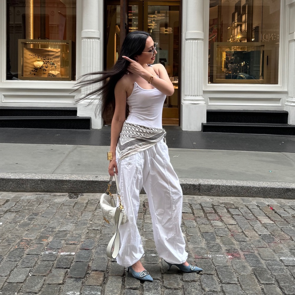 Trendy cargo pants, size S